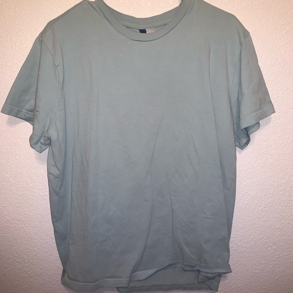 Light Blue Blank Tee Large